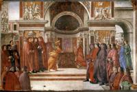 Ghirlandaio, Domenico - Angel Appearing to Zacharias